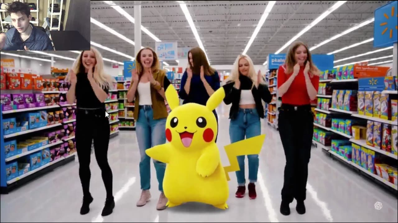 Outtake #1,219 Of Pikachu The Pokemon Dancing With Women At A Walmart Supercenter Fake Funny Video