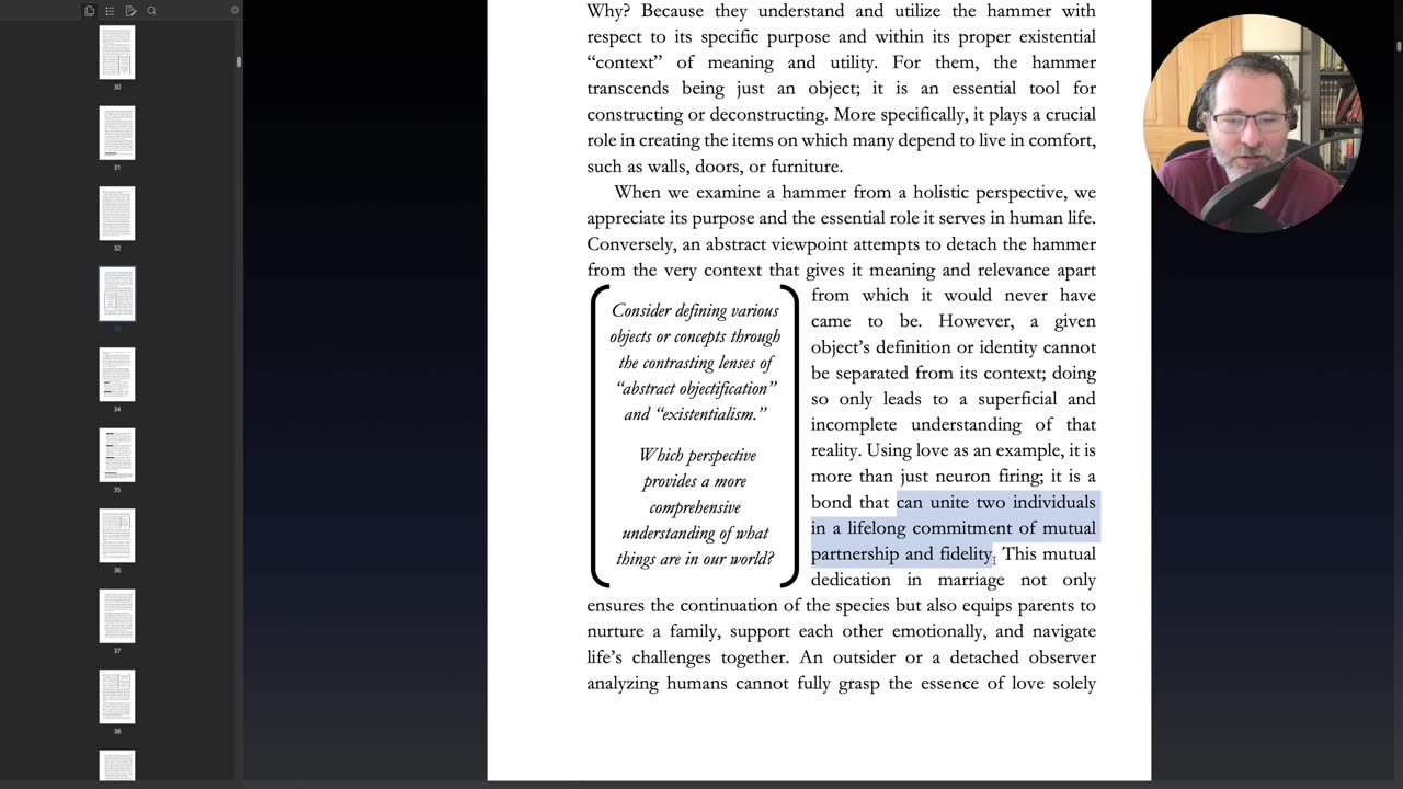 (Chapter 1 Part 2) Exploring Existentialism: The Importance of Context in Understanding Reality