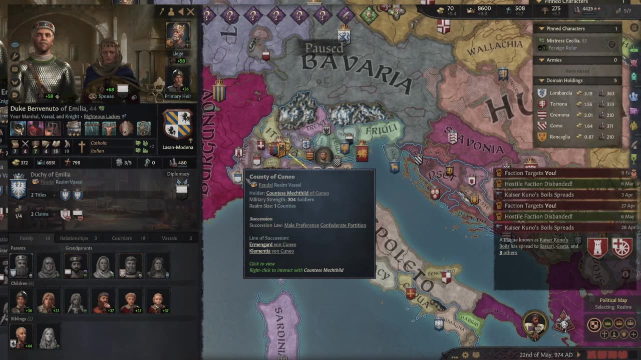The Humble Beginnings of TRUMP EP 42 Crusader Kings III (Adventure Playthrough)
