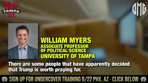 U of Tampa Professor Caught on Tape Slamming Americans Who Pray for POTUS