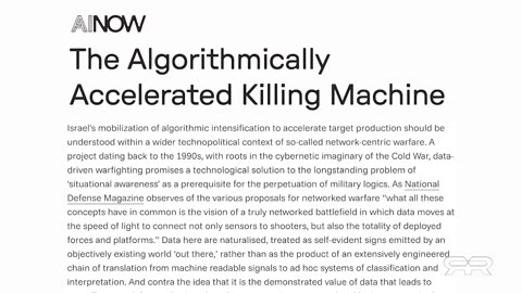 AI Kill and Control System by Palantir