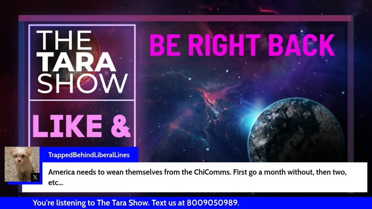 The Tara Show - China Panics, Freaks Out