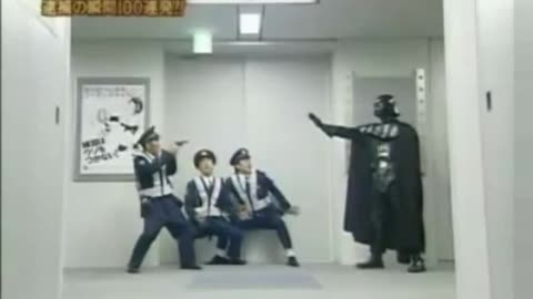 Funny Japanese Show-Police vs Darth Vader
