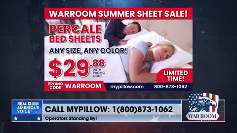 WARROOM SUMMER SHEET SALE: Mike Lindell On Special MyPillow Offer