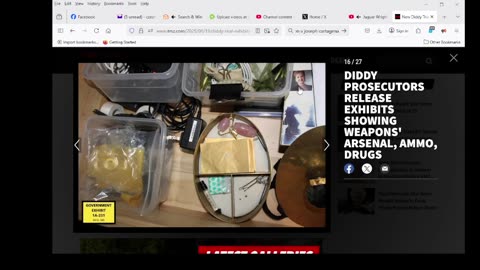 Diddy Trial New Exhibits Show Long Guns, Ammo, Drugs ... And Don't Forget the Baby Oil!!!