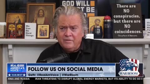 🔥 Listen to Bannon…. Think about why this is all happening.