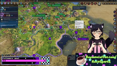 Playing Civilization VI and trying to conquer the world!!!!
