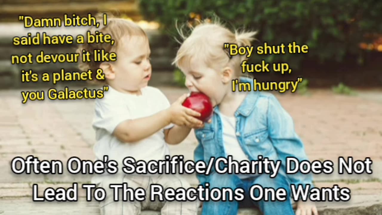 Careful Saying You'll Sacrifice When The Reaction May Not Be What You Want