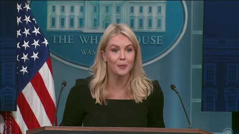Press Secretary Karoline Leavitt Briefs Members of the Media