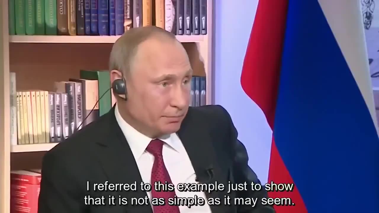 Putin talks about America