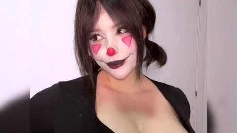 Sexy Clown with Big Breasts