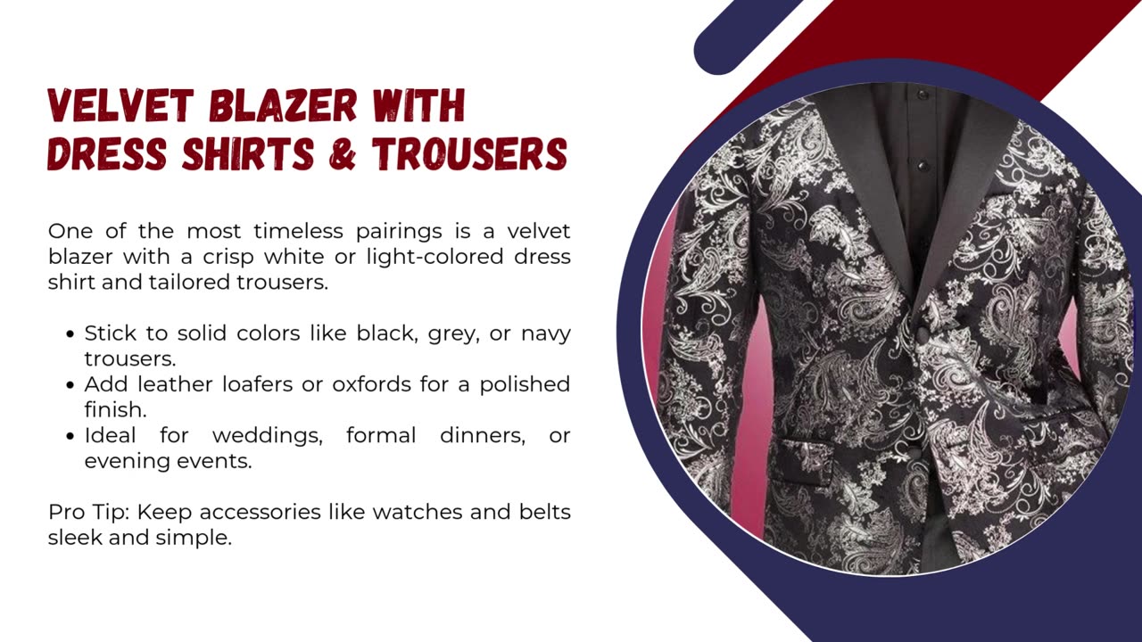 What to Pair with a Men's Velvet Blazer – Top Outfit Combos