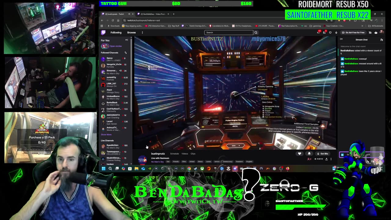 New Stream Setup! Change is good! | #ZeroG #allegedly #3DPrintDaddy #ad !mushroom #sponsorship