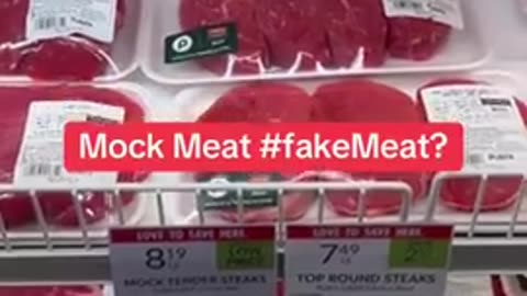 They Are Selling Mock Meat Now in Grocery Stores