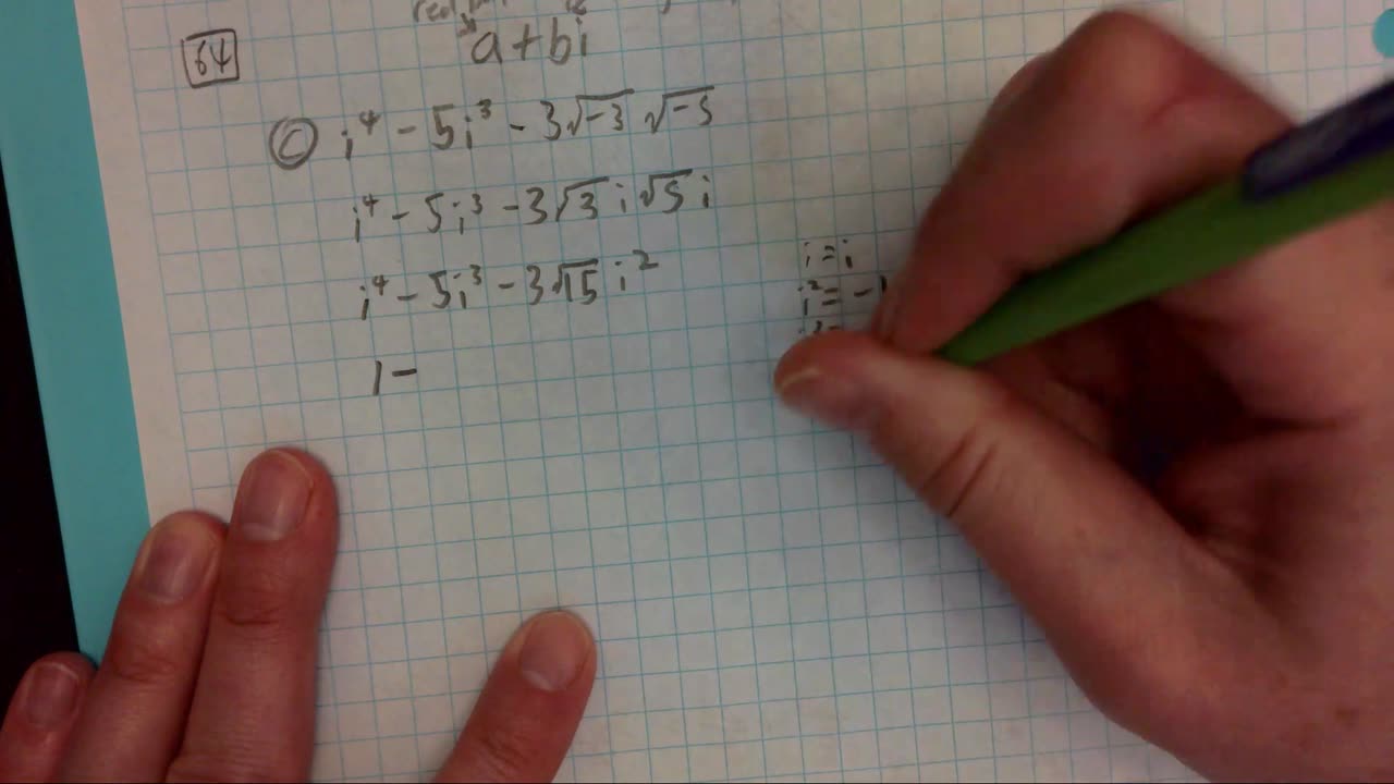 Saxon Algebra 2 Lesson 64 (c)