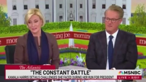 Morning Joe STUNNED into silence after Mika reads new Kamala Harris book excerpt blaming Joe
