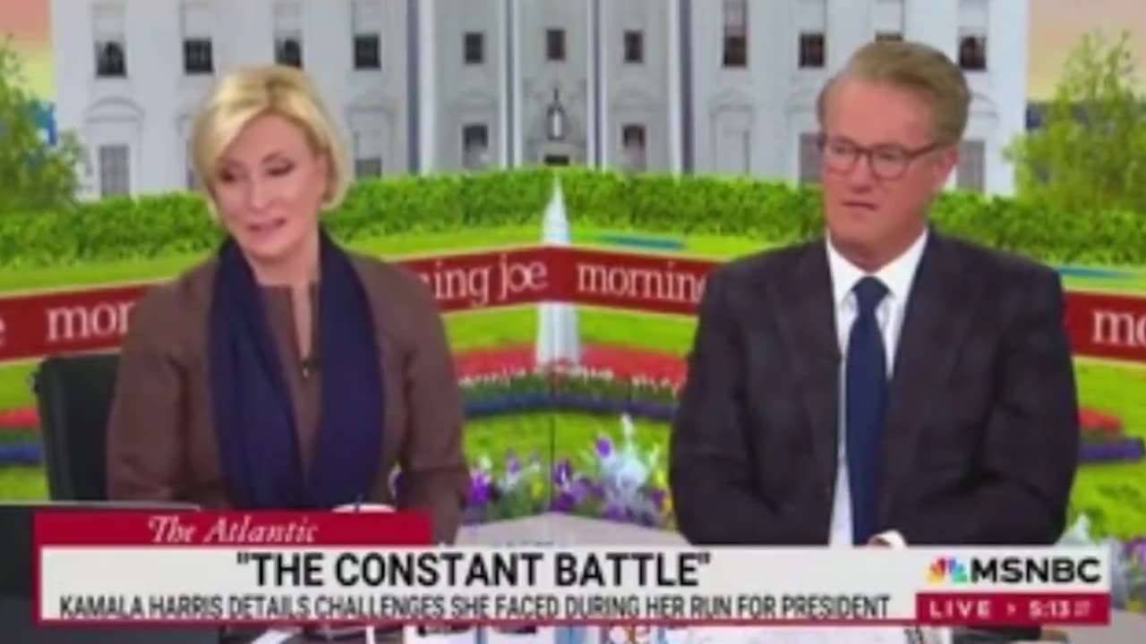 Morning Joe STUNNED into silence after Mika reads new Kamala Harris book excerpt blaming Joe