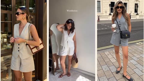 What stylish woman are wearing this summer