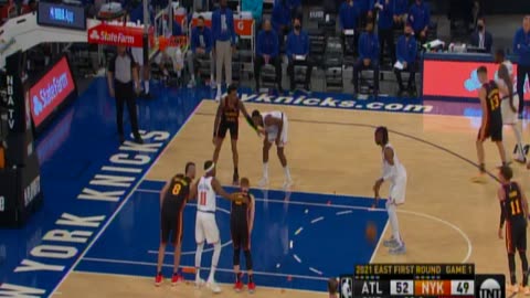 ATLANTA HAWKS AT NY KNICKS 2021 PLAYOFFS GAME 1