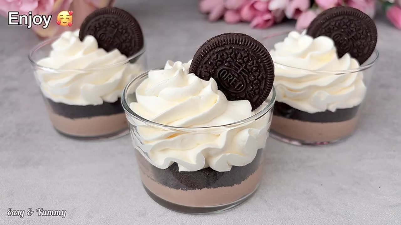 Oreo Dessert Cups in 5 Minutes