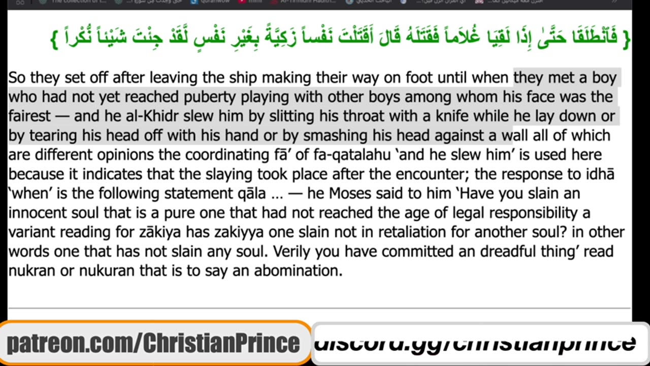 Christian prince I can make him leave islam in two minute
