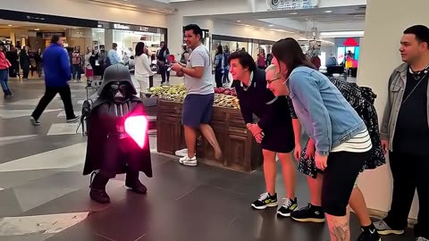 Darth Vader Dude - In A Mall In Maine