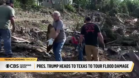 Trump headed to Texas to tour flood damage as FEMA, emergency alert questions remain