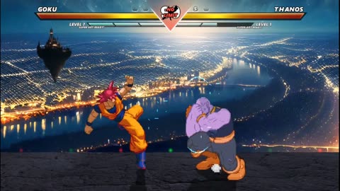 GOKU vs THANOS - (Hardest AI)