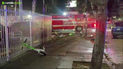Police activity in LA