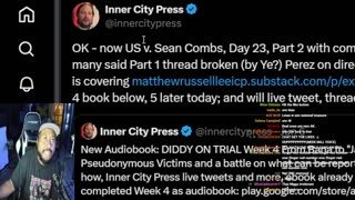 Diddy Trial Day 23: Kanye West Shows up to Support DIDDY n CONFRONT JANE DOE Day 5/30