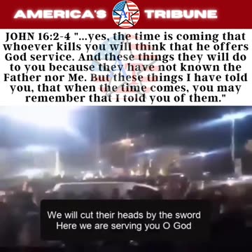 Syrian Muslims chant to behead Christian minorities and Alewites