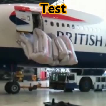 Watch Boeing 777 Giant Escape Slide Test #Aviation #AeroArduino