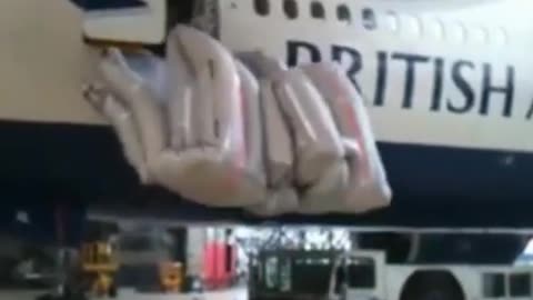 Watch Boeing 777 Giant Escape Slide Test #Aviation #AeroArduino