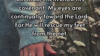 Psalm 25:14-15