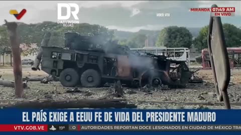 The Venezuelan SAM system "Buk-M2E", destroyed in the first minutes of the American invasion.