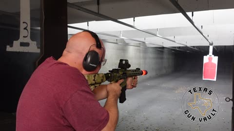 My first time getting a suppressor "red hot" while filming footage at the range!