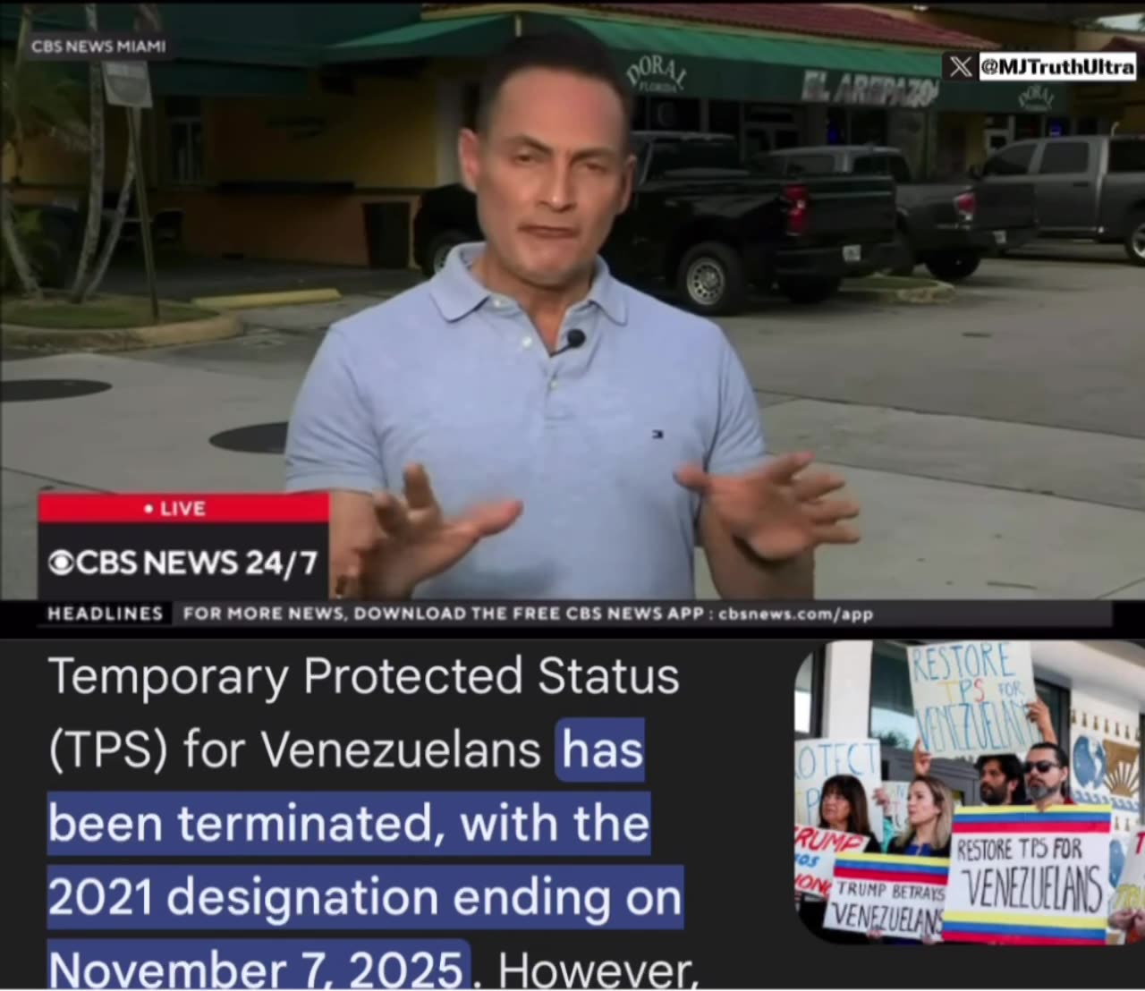 Bidens TPS for 100K+ Venezuelans expired last night!