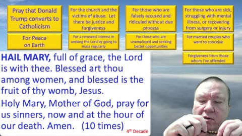 Mary's Daily Live Holy Rosary Prayer at 8:00 p.m. EDT 09/04/2025