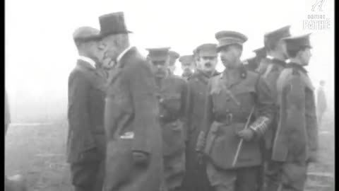 Recruits Inspected WW1 (1914-1918)