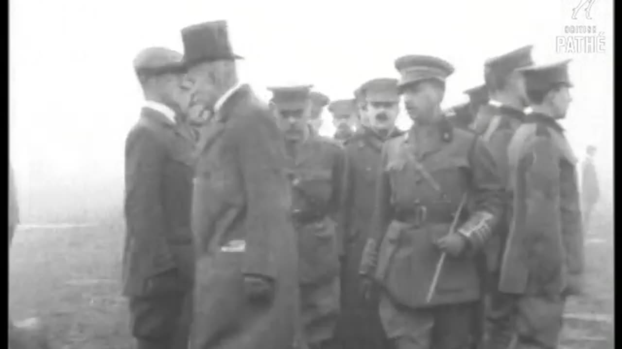 Recruits Inspected WW1 (1914-1918)