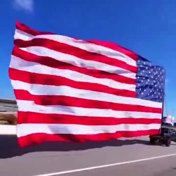 USA, USA, USA - that's a serious flag.