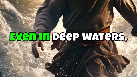 If you’re afraid to cross the river, Jesus is with you
