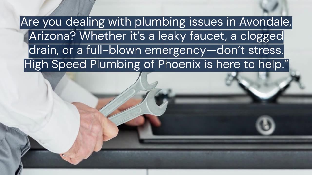 Plumber Avondale AZ