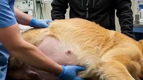 A Kind Man Saved a Pregnant Golden Retriever