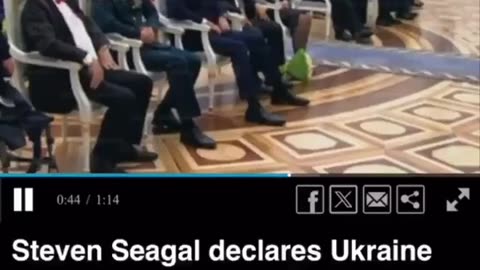 Stephen Seagal declares Ukraine known for child sex trafficking, organ harvesting'''