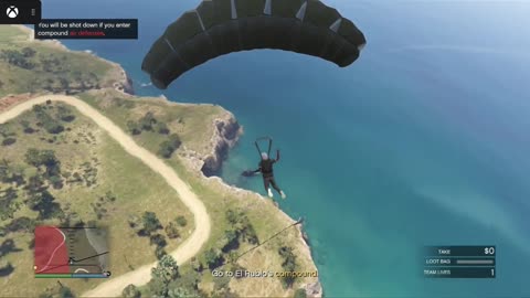 Cayo Perico Island | Where To Land🗝️ #gta5 #prophetx0 #shorts