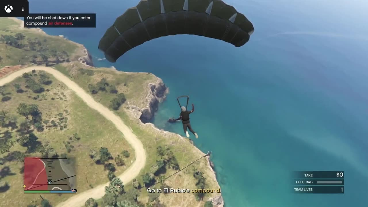 Cayo Perico Island | Where To Land🗝️ #gta5 #prophetx0 #shorts