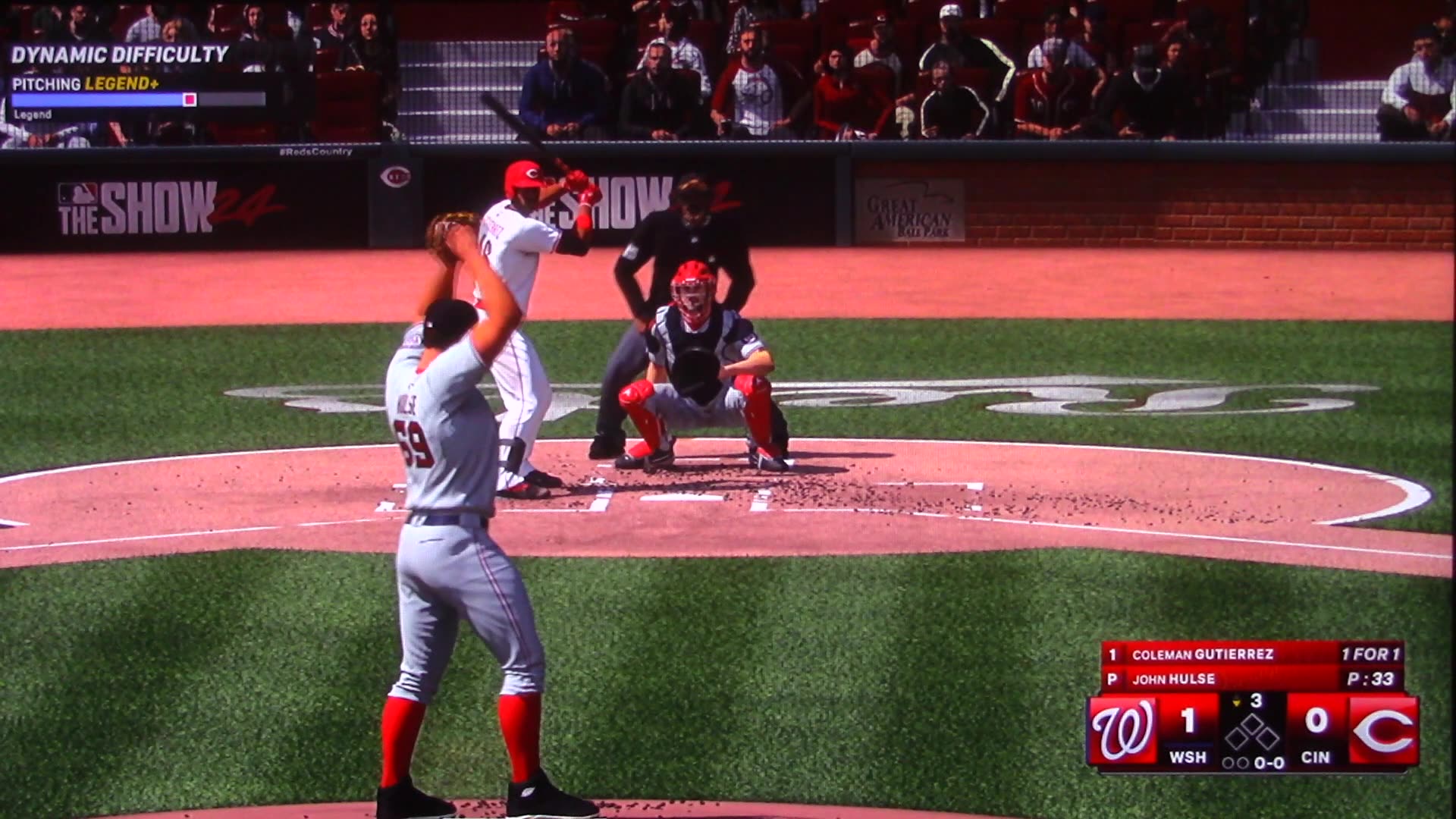MLB The Show: Washington Nationals vs Cincinnati Reds (S19 G2)