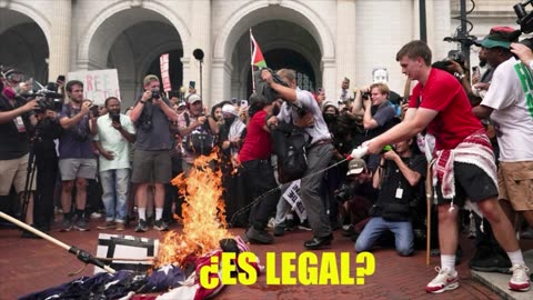 ¿Es legal quemar la bandera de USA?