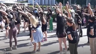 🏋️‍♂️🇺🇦 Ukraine Russia War | Ukrainian Veterans Lead Public Workout | RCF